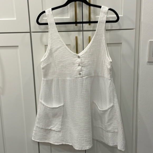 Show Me Your MuMu White Weekend Mini Dress - Picture 1 of 13